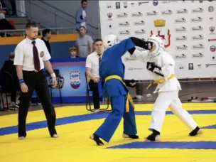 Спортсмены готовятся к выходу на татами!